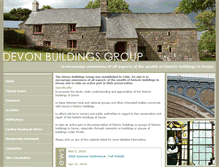 Tablet Screenshot of devonbuildingsgroup.org.uk